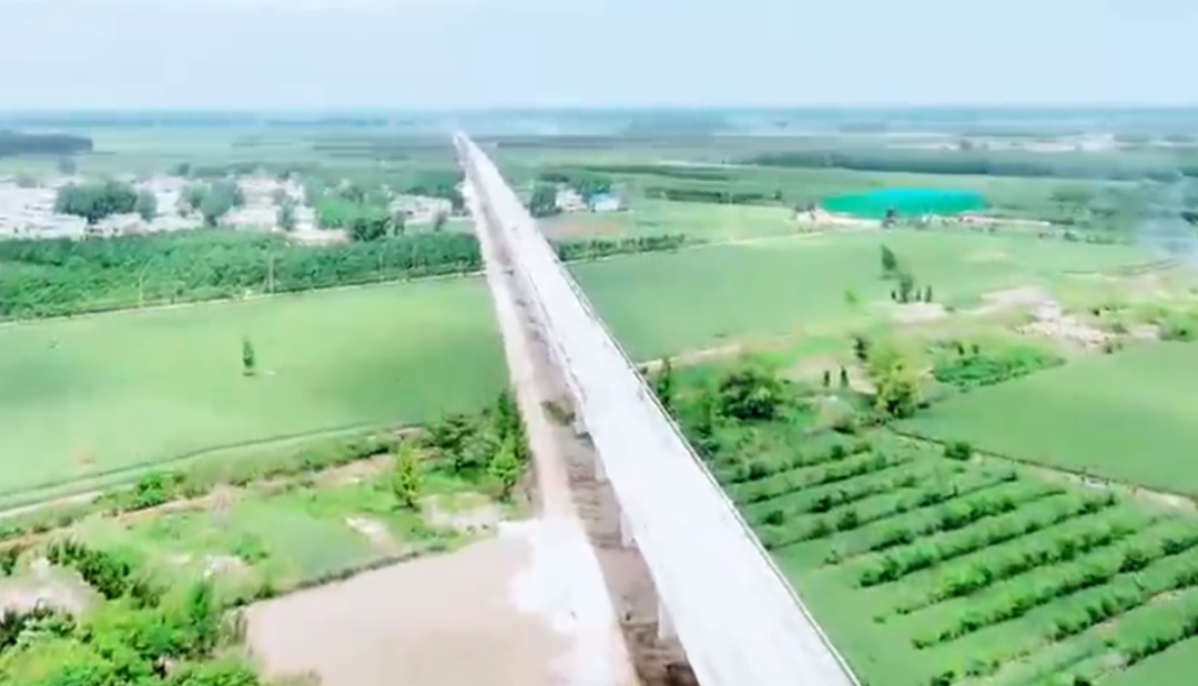 最新进展来了各个工序进展顺利自开工以来是京沪高铁辅助城际通道的