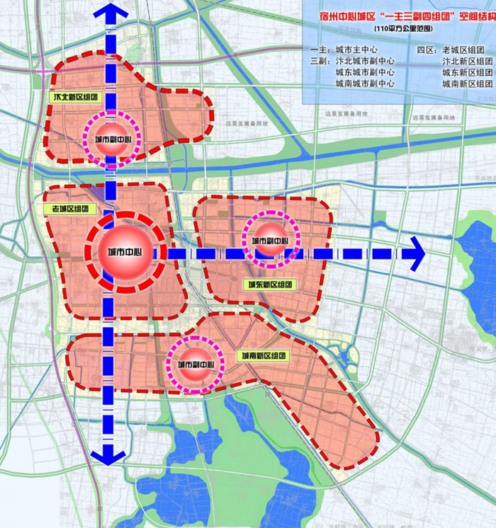宿州市城南规划图图片