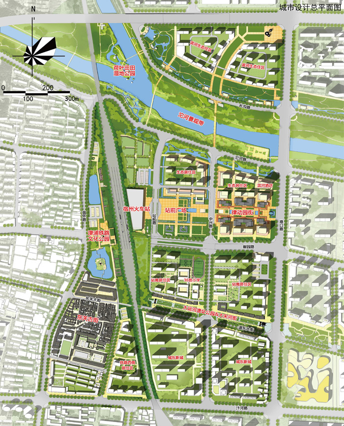 城市设计总平面图