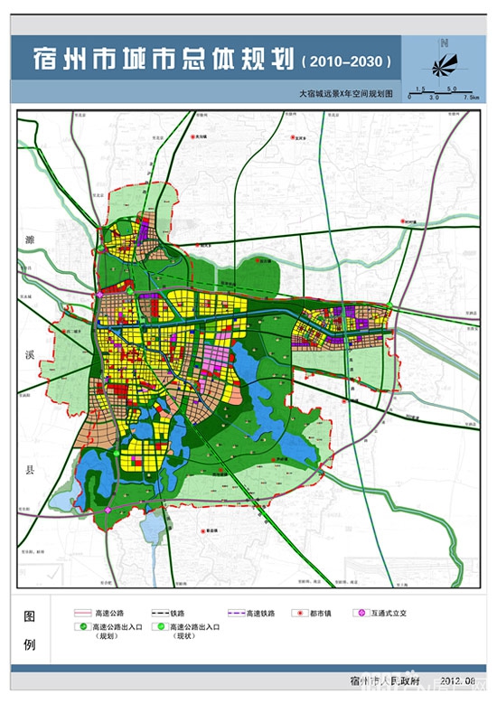 到2030年宿州啥模样 0557房产网解读城市总体规划(图)