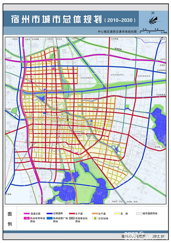宿州市城市规划图图片
